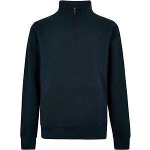 Kustom Kit Unisex Adult Pique Quarter Zip Sweatshirt / Navy